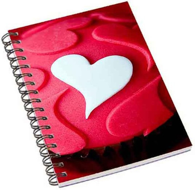 

Shopmania A5 Notebook(Heart Cake, Multicolor)