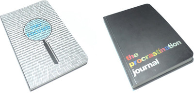 

Ink and Graphite A5 Notebook(Paperback Collection Combo, Multicolor, Pack of 2)