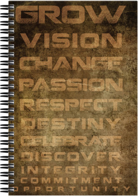 

Art Emporio A5 Notebook(Grow Vision, Multicolor)