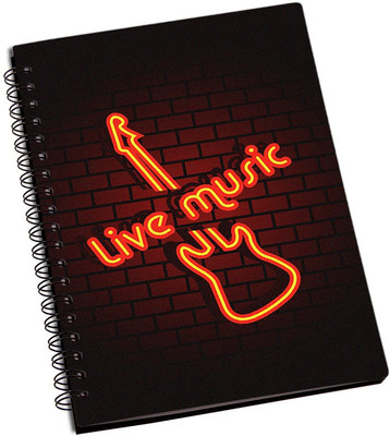 

Rangeele Inkers A5 Notebook(Live Music, Multicolor)