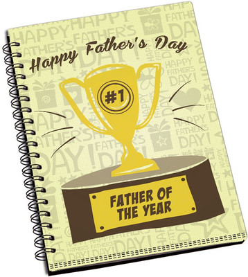 

ShopMantra A5 Notebook(Father Of the Year Father's Day Collection, Multicolor)