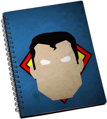 

Rangeele Inkers A5 Notebook(Super Man Minimals Art Work, Multicolor)