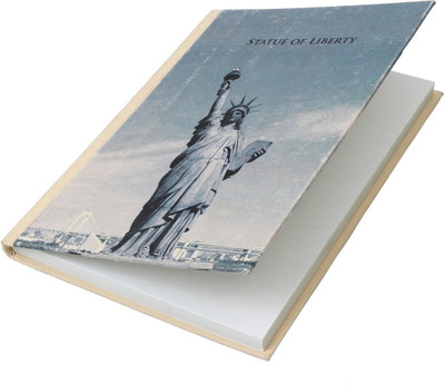 

Store Indya Regular Journal(Unique Hand Crafted Statue of Liberty Cardboard, White)
