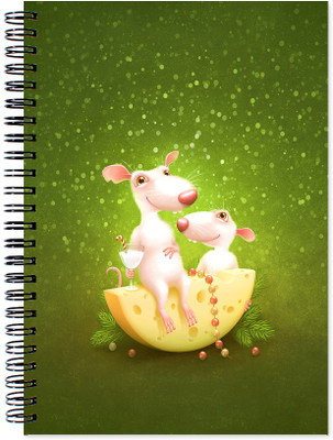 

VenTechno A5 Diary(3D Designer Wirebound Ruled Paper Sheets Personal and Office Stationary Notebooks Diary, Multicolor)