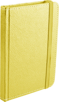 

Eco-Leatherette A6 Diary(Handcrafted, Lime Yellow)