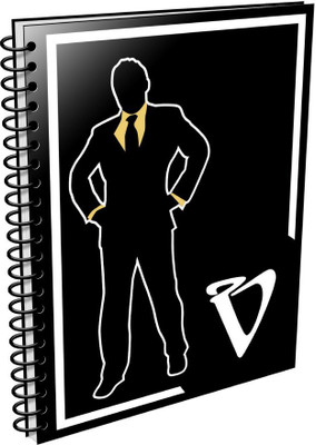VenTechno A5 Diary(Professional Man 'V' A5 - Diary (Spiral Bound), Multicolor)