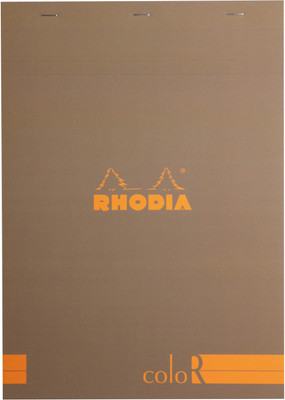 

Rhodia A4 Note Pad(Basics Beige-Brown ColoR - No. 18 - A4 - 297 mm x 210 mm, Beige / Brown)