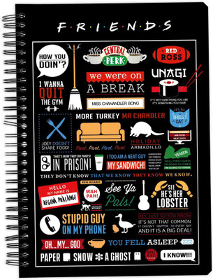 

MC SID RAZZ A5 Notebook(Friends - Crazy Friends, Multicolor)