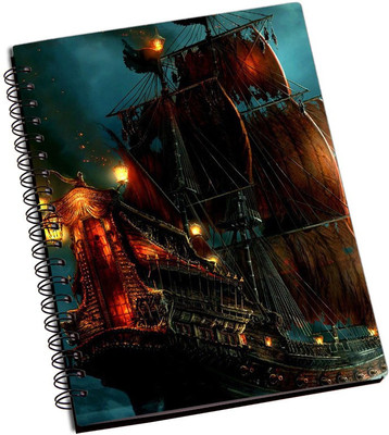 

Rangeele Inkers A5 Notebook(Fantasy Ship, Multicolor)