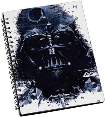 

Rangeele Inkers A5 Notebook(Vader Space Ship Art, Multicolor)
