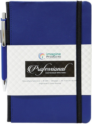 imagine Products Ruled A5 Notebook Ruled 224 Pages(Blue)