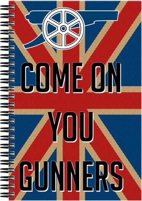 

Art Emporio A5 Notebook(Come on You Gunners, Multicolor)