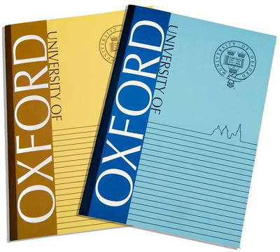 

University of Oxford A4 Notebook(Sheets, Yellow, Blue, Pack of 2), Blue;yellow