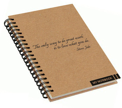 

Printelligent A5 Notebook(Printelligent, Khaki)