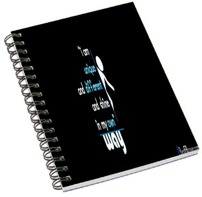 

Shopmania A5 Notebook(DESIGNER PRINTED NOTEBOOK, Multicolor)