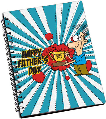

ShopMantra A5 Notebook(World's Best Dad Father's Collection, Multicolor)