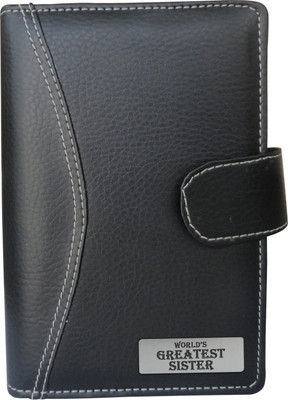 

Tied Ribbons A5 Planner/Organizer(Gifts For World Greatest Sister, Black)