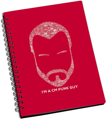 

Rangeele Inkers A5 Notebook(I am a CM Punk Guy, Multicolor)