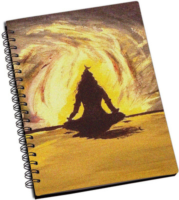 

Rangeele Inkers A5 Notebook(Lord Shiva Meditating Painting, Multicolor)