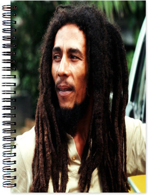 

VenTechno A5 Diary(Bob Marley Wirebound Ruled Paper Sheets Personal and Office Stationary Notebooks Diary, Multicolor)