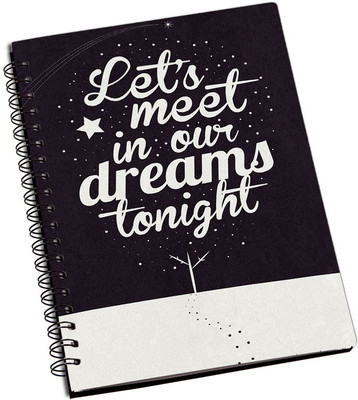 

Rangeele Inkers A5 Notebook(Meet Me in Dreams Tonight, Multicolor)