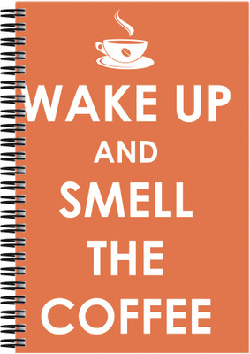 

Art Emporio A5 Notebook(Wake Up and Smell the Cofee, Multicolor)