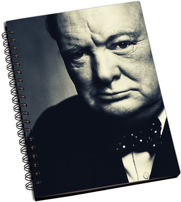 

Rangeele Inkers A5 Notebook(Winston Churchill Motivational Quotes, Multicolor)