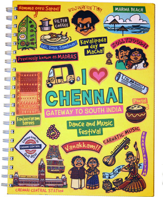 

Eco Corner A4 Notebook(Chennai Ruled Exercise, Multicolor)