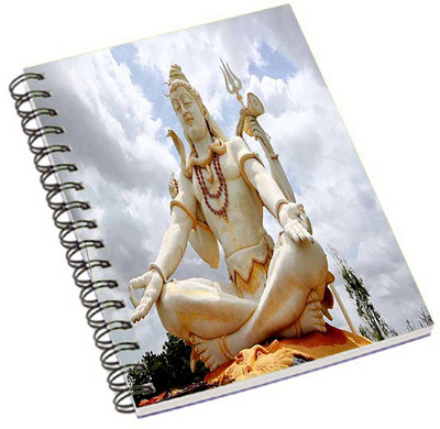 

Shopmania A5 Notebook(White Shiva, Multicolor)