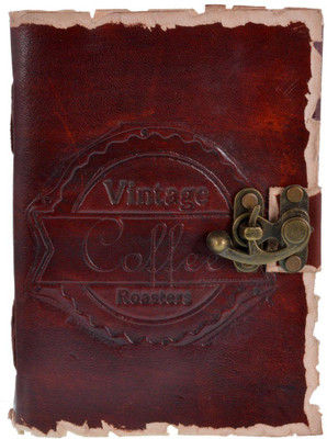 

Craft Play Regular Diary(Vintage Coffee Emboss with Lock, Coffee)