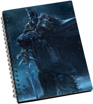 

Rangeele Inkers A5 Notebook(lich king World OF Warcraft, Multicolor)