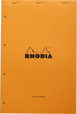 

Rhodia A4 Note Pad(Basics Orange Audit - No. 119 - A4+ - 318 mm x 210 mm, Orange)