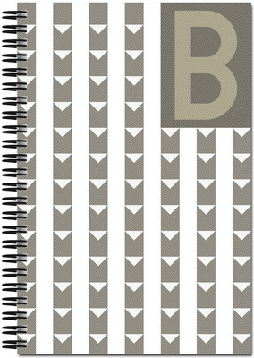 

Art Emporio A5 Notebook(B Grey, Grey)