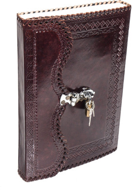 

Pranjals House A5 Journal(Pure Genuine Real Vintage Leather Handmadepaper Notebook Dairy For office Home to Write Poem Daily Update - Brown Size of 10*7, Brown)