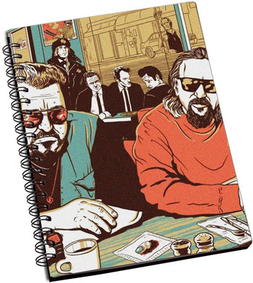 

Rangeele Inkers A5 Notebook(The big lebowski Art, Multicolor)