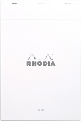 

Rhodia A4 Note Pad(Basics White - No. 19 - A4+ 318 mm x 210 mm, Multicolor)