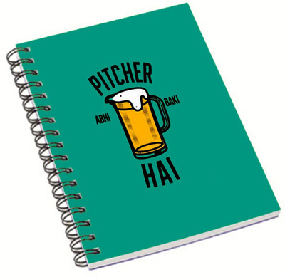 

Shopmania A5 Notebook(DESIGNER NOTEBOOK, Multicolor)
