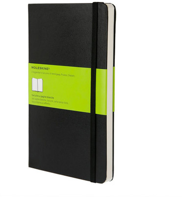

Moleskine A5 Notebook(Large, Black)