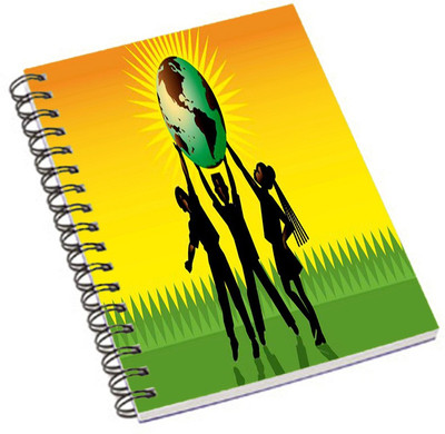 

Shopmania A5 Notebook(DESIGNER PRINTED NOTEBOOK, Multicolor)