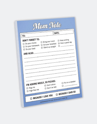 

Knock Knock A4 Note Pad(Mom, Multicolor)