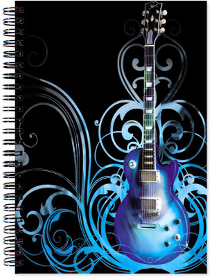 

VenTechno A5 Diary(Music Theme Wirebound Ruled Paper Sheets Personal and Office Stationary Notebooks Diary, Multicolor)