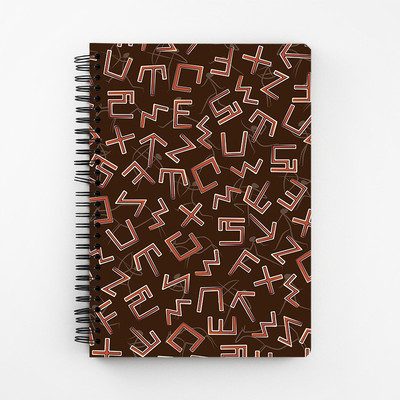 

RAYITE A5 Diary(Tribal Alphabets, Multicolor)