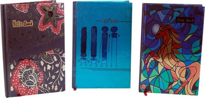

Aahum Sales A5 Notebook(Stylish Note Book Set of 3, Multicolor)