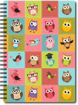 

Nourish A5 Notebook(A5 Size Plain Pages Colourful Graphic Diary, Multicolor)
