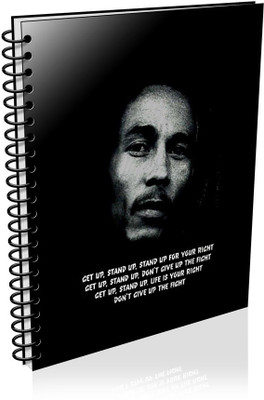 VenTechno A5 Diary(Bob Marley A5 - Diary (Spiral Bound), Multicolor)
