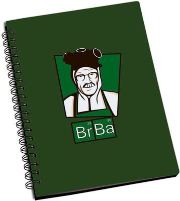 Rangeele Inkers A5 Notebook(Beaking Bad Walter White, Multicolor)