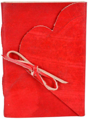 

Craft Club A6 Diary(leather diary with heart flap, Red)