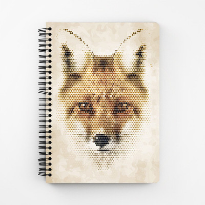 

RAYITE A5 Diary(Polygonal Fox, Multicolor)