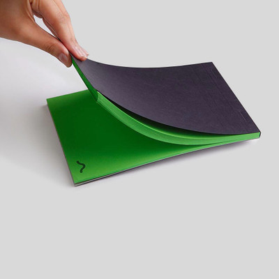 

Rubberband A5 Note Pad(Green)