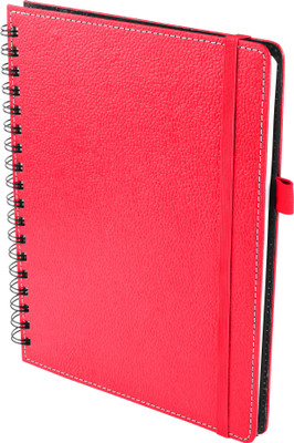 

Eco-Leatherette A5 Notebook(Wiro, Dark Pink)
